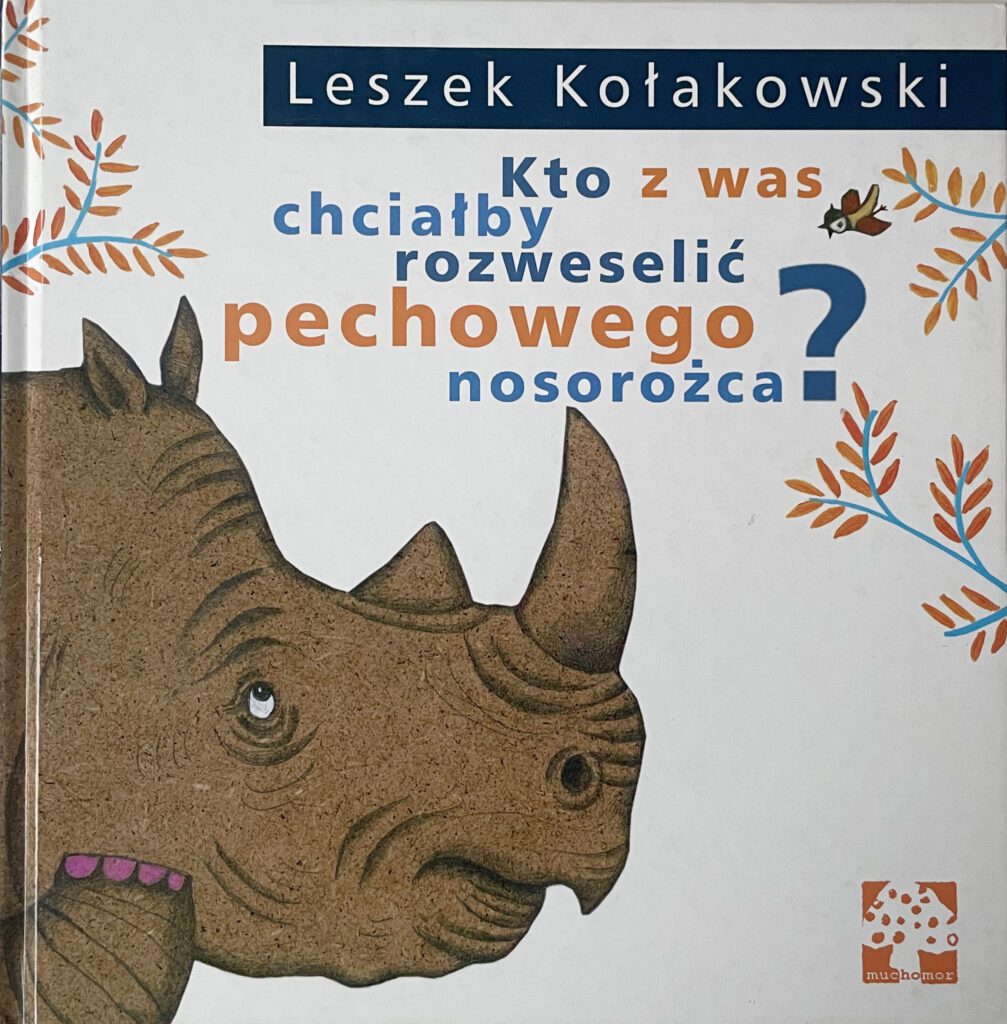 Okładka z portretem nosorożca